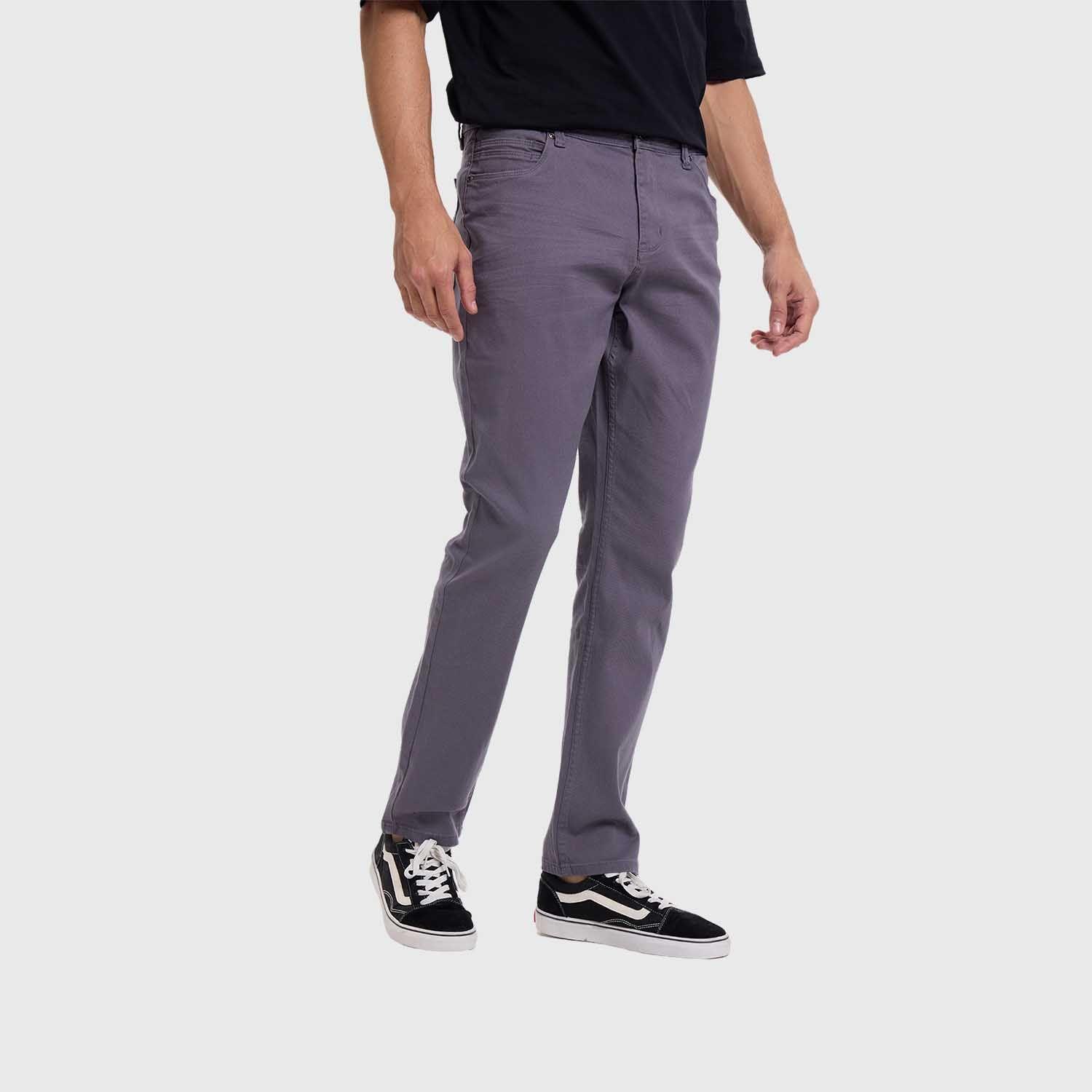 Jeans Hombre Slim Color Gris II Fashion's Park-2