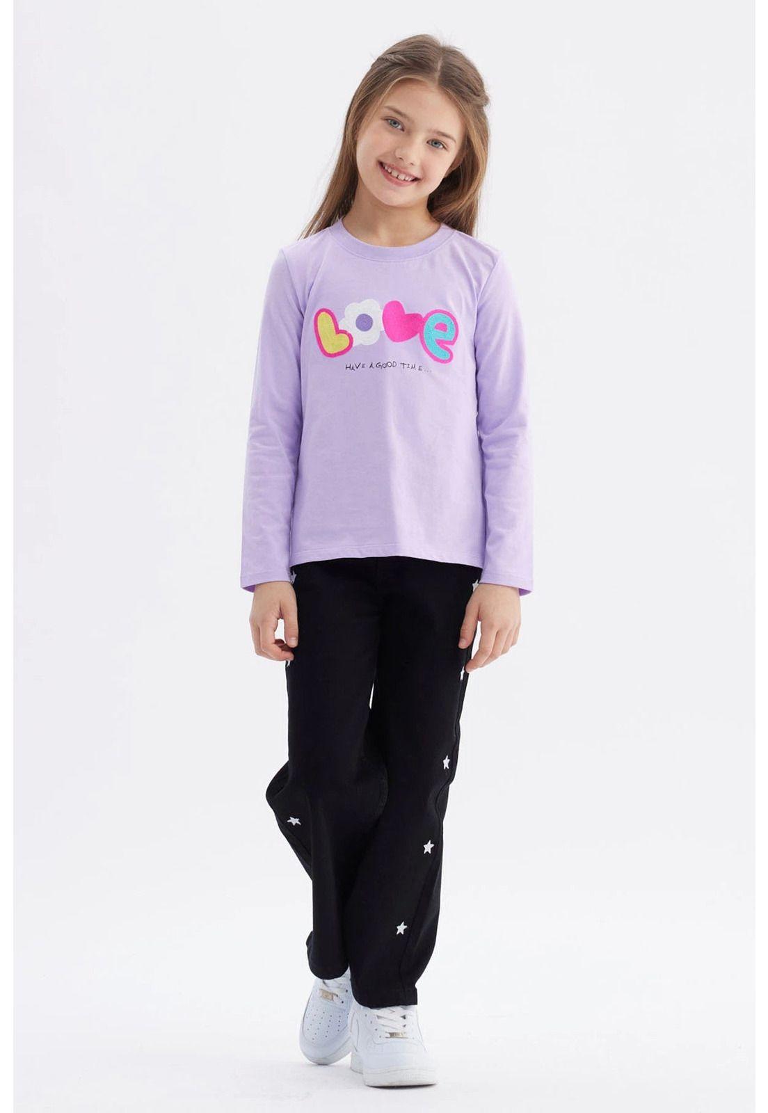 Polera Niña Toddler Print Lila-3