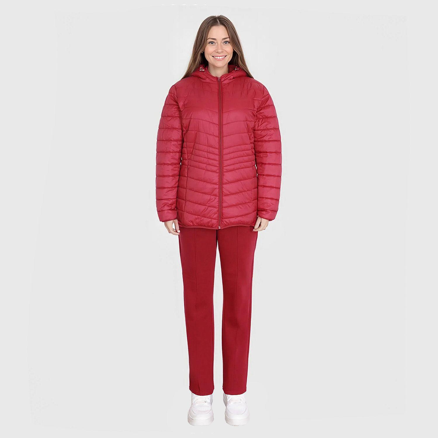 Pantalón Buzo Mujer Flare Clásico Guinda-2