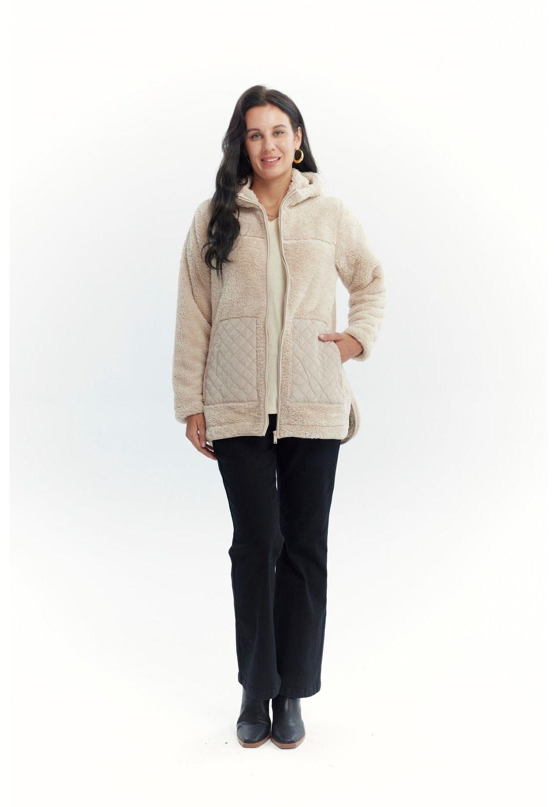 Polar Mujer Corderito Beige - lll-3