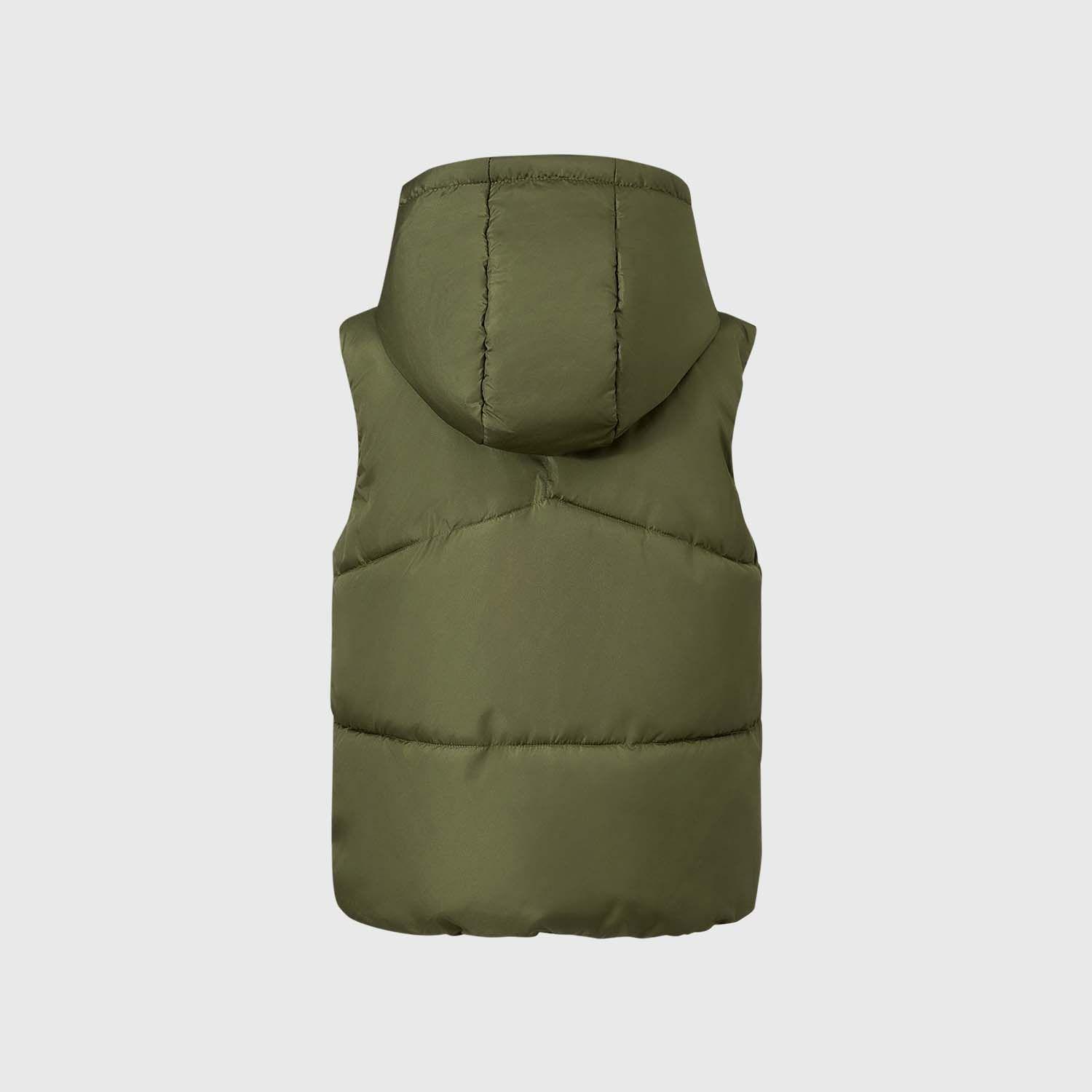 Parka Niño Bolsillo Verde Militar Fashion's Park-1