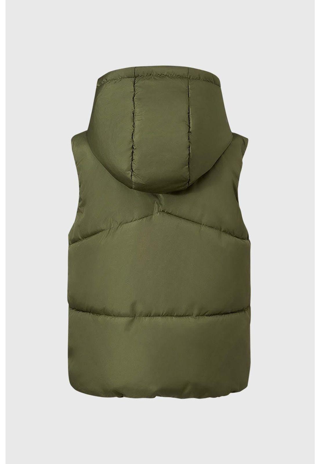 Parka Niño Bolsillo Verde-1