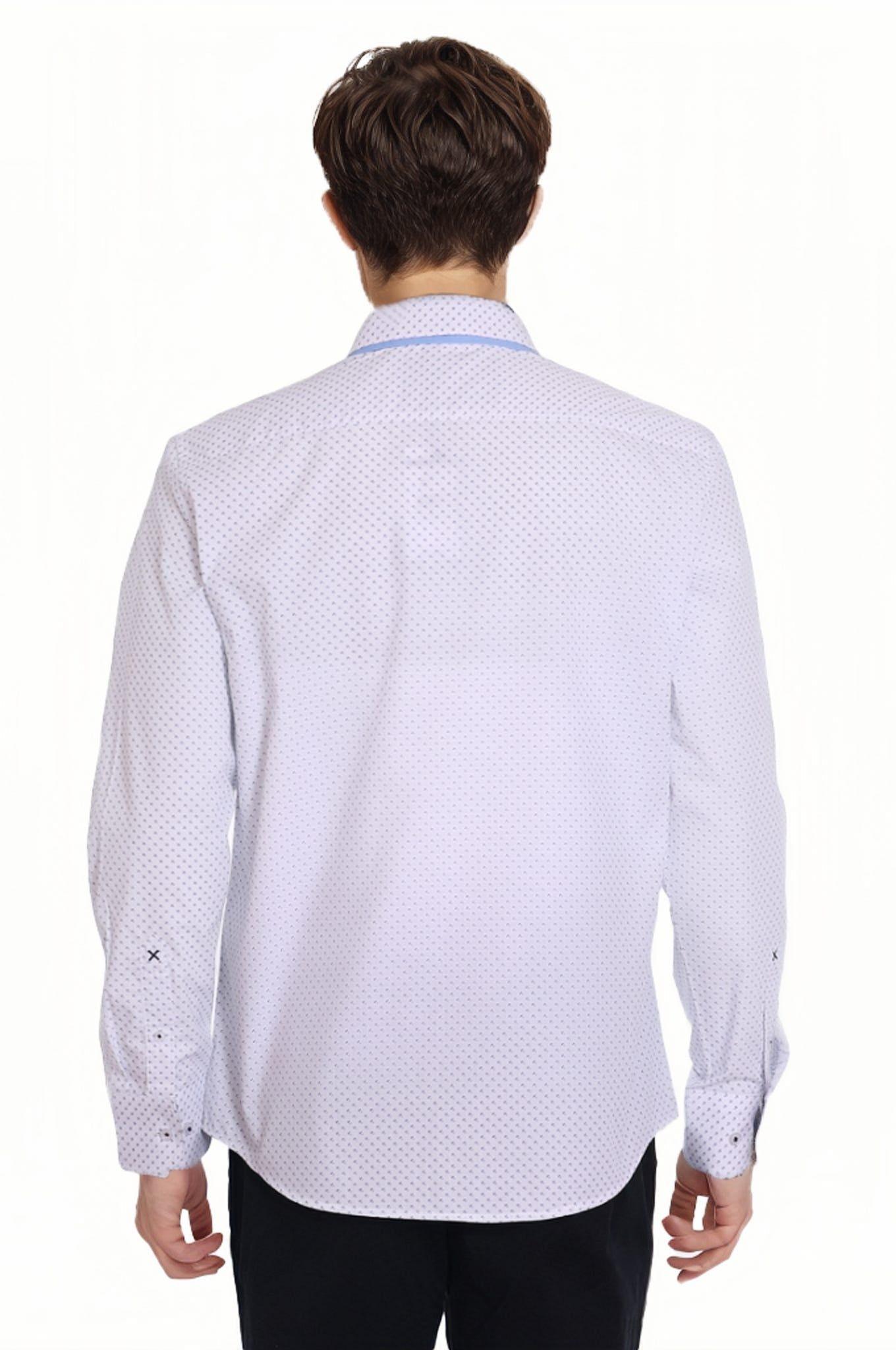 Camisa Hombre Print Blanco-2
