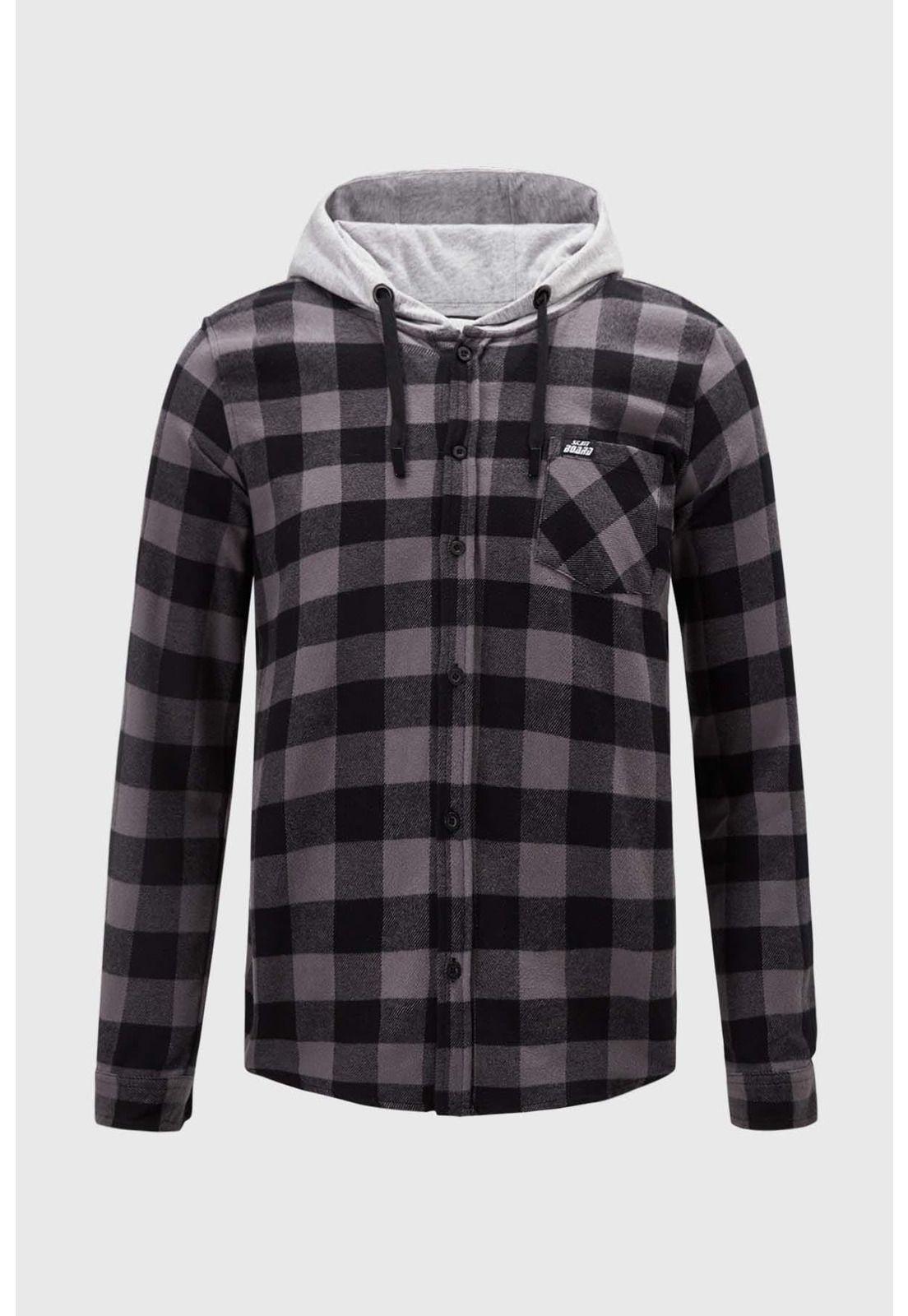 Camisa Niño Escocesa Gris-0