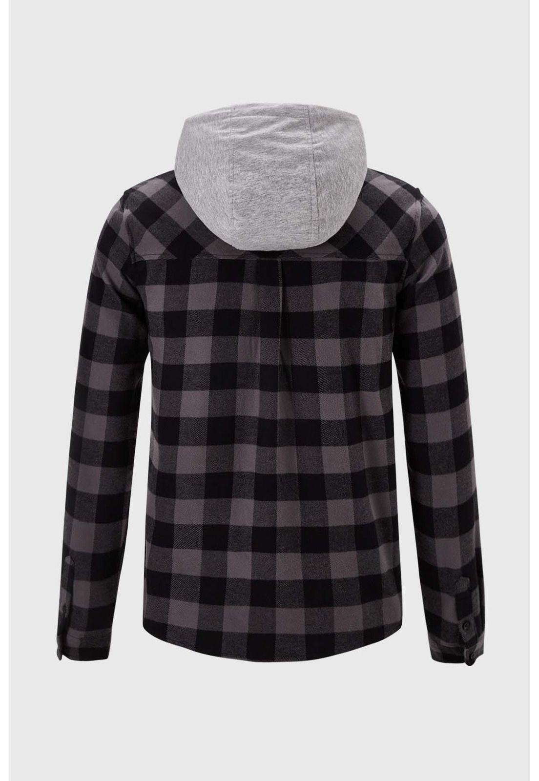 Camisa Niño Escocesa Gris-1