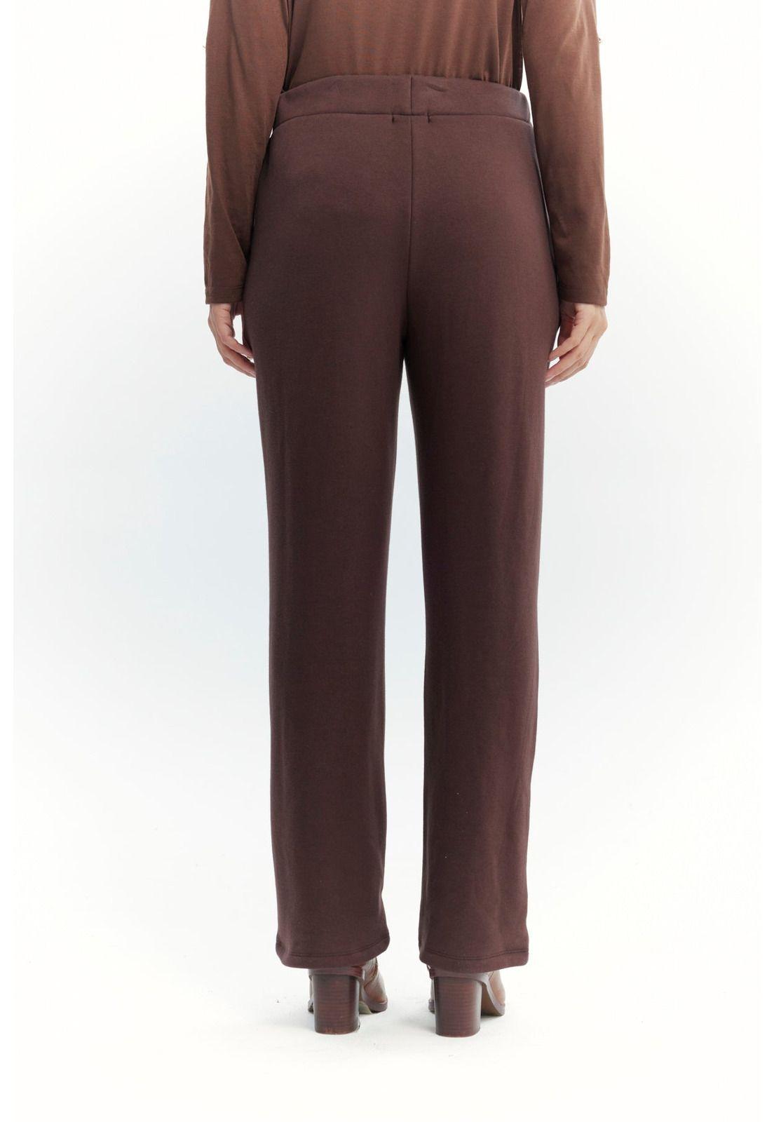 Calza Mujer Slim Café Oscuro-2