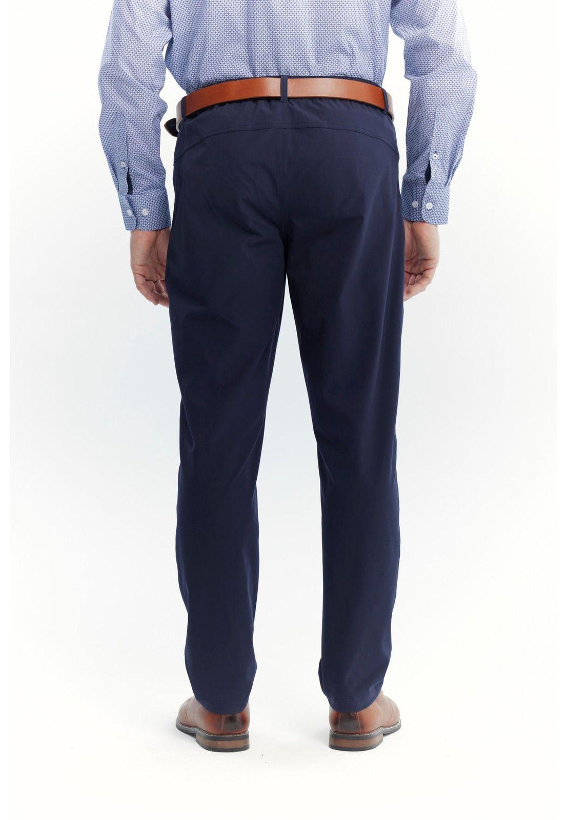 Pantalón Buzo Hombre Calce Recto Azul Marino - Vl-2