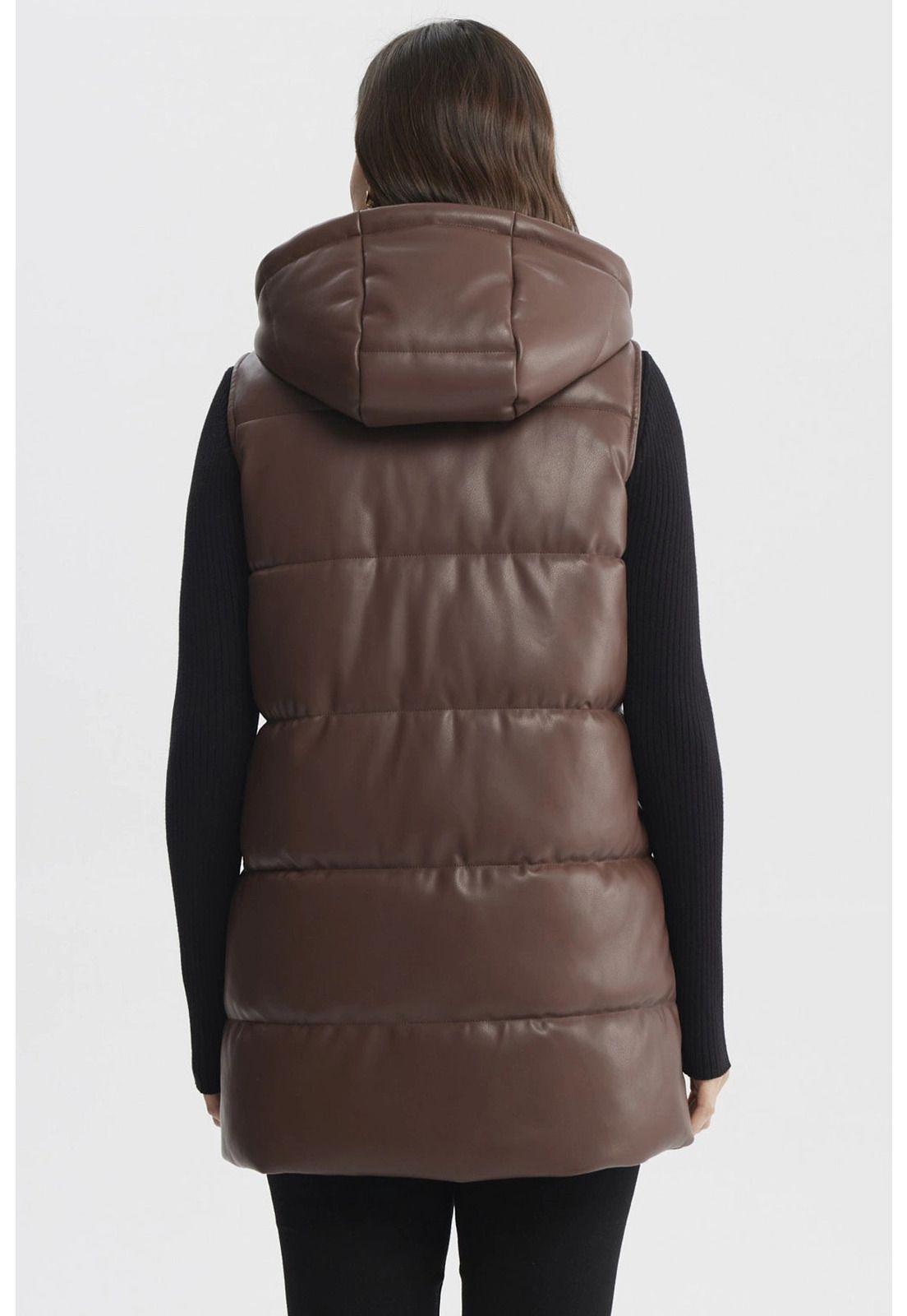 Parka Mujer Slim Café Claro - ll-2