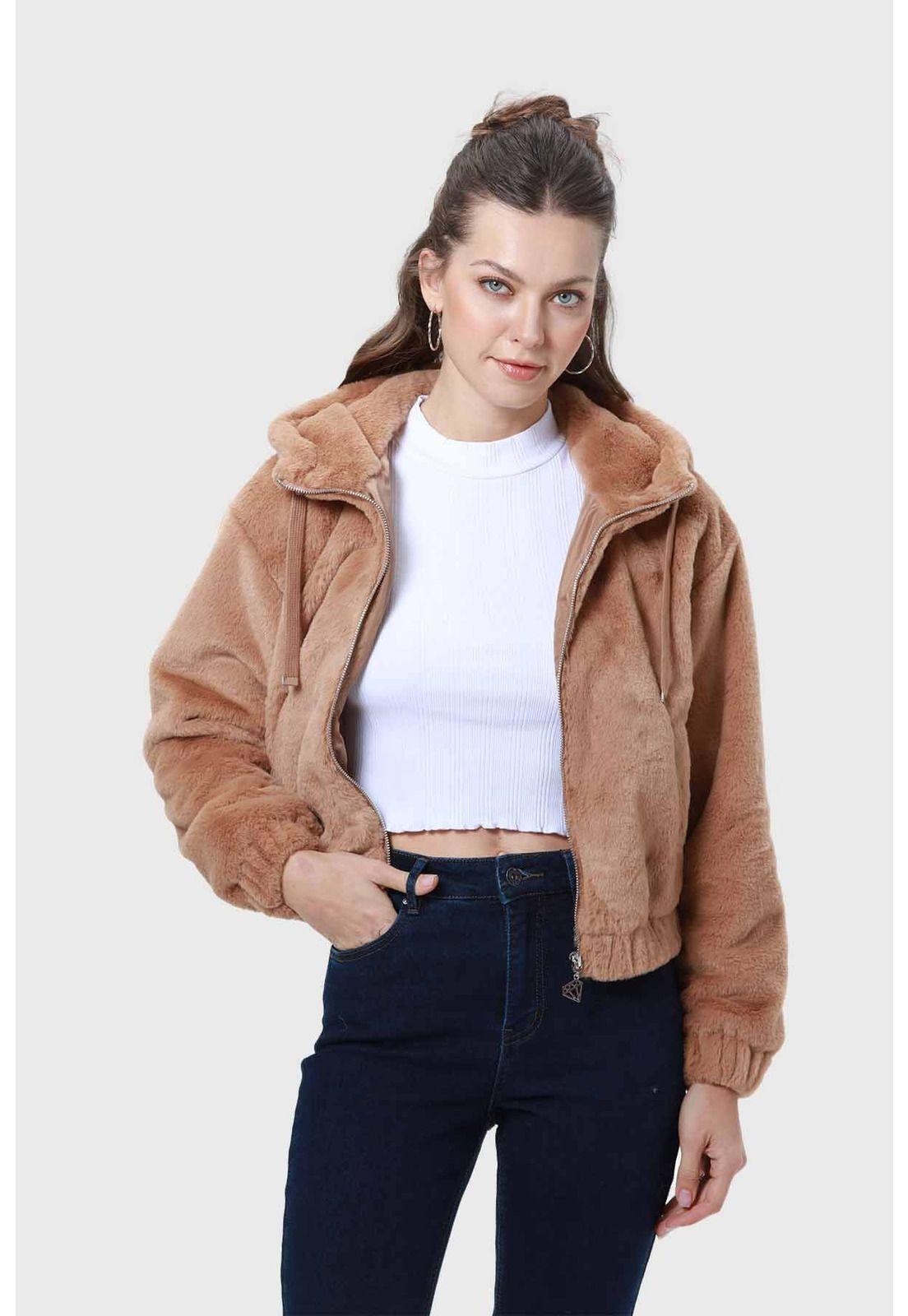 Chaqueta Mujer Polar Camel I-0