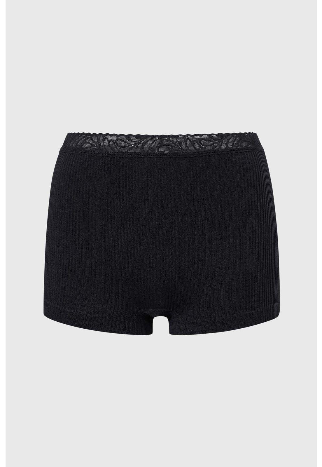 Calzón Mujer Short Negro-0