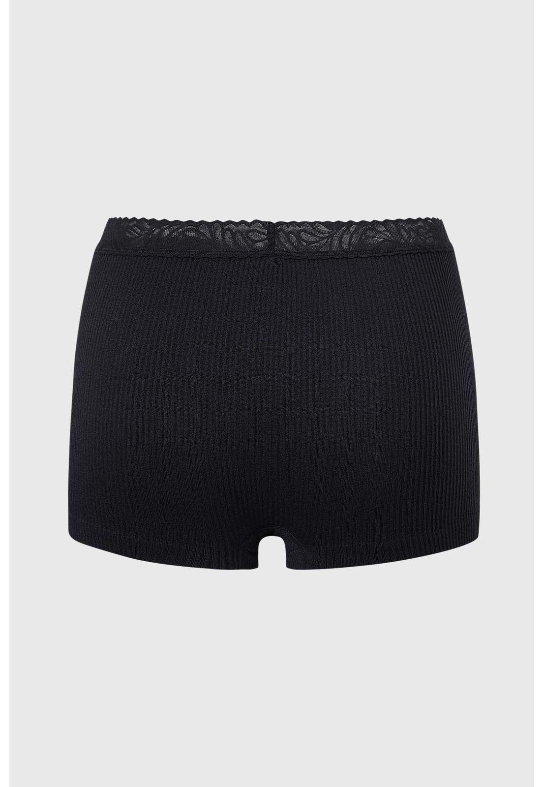 Calzón Mujer Short Negro-1