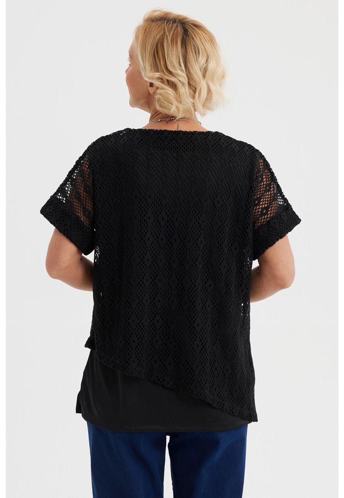 Polera Mujer Calada Negro-2
