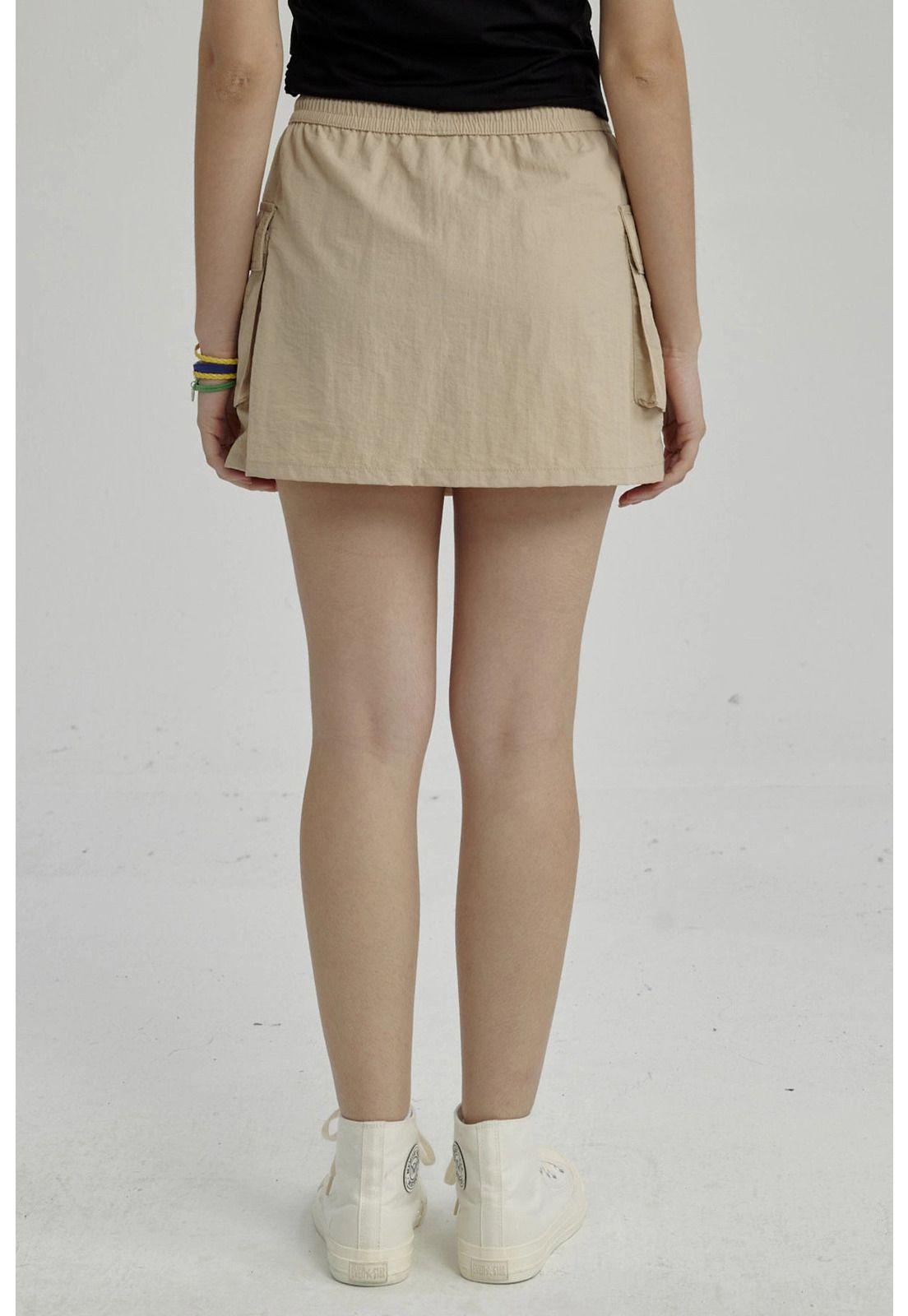 Short Niña Teen Beige-2