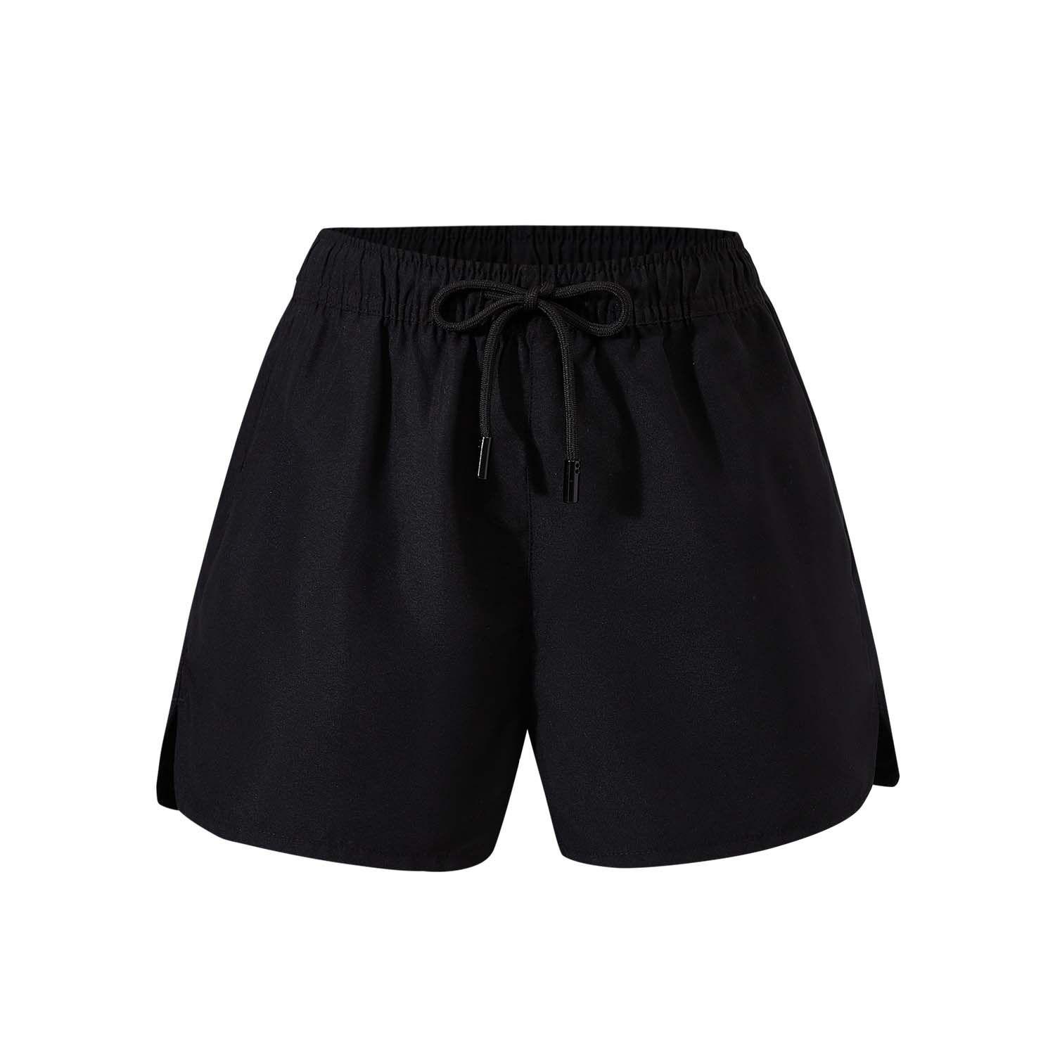 Short De Baño Niña Liso Negro Fashion's Park-0