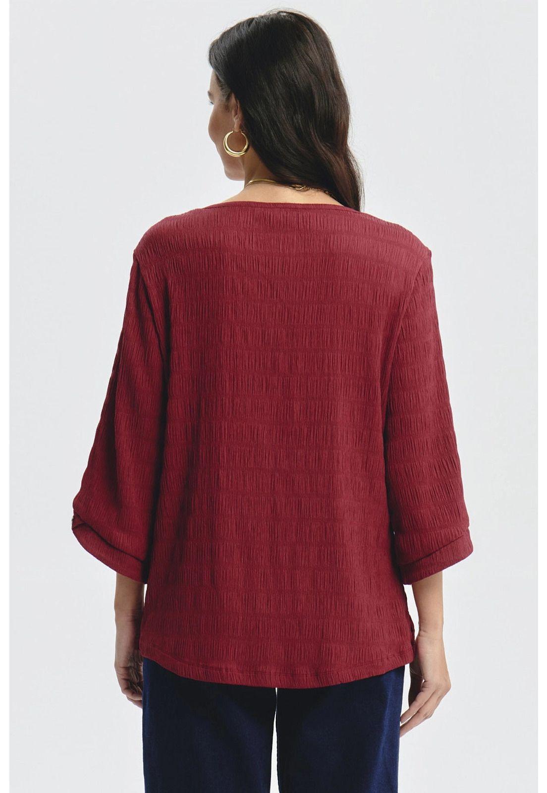 Polera Mujer Slim Rojo - lll-2