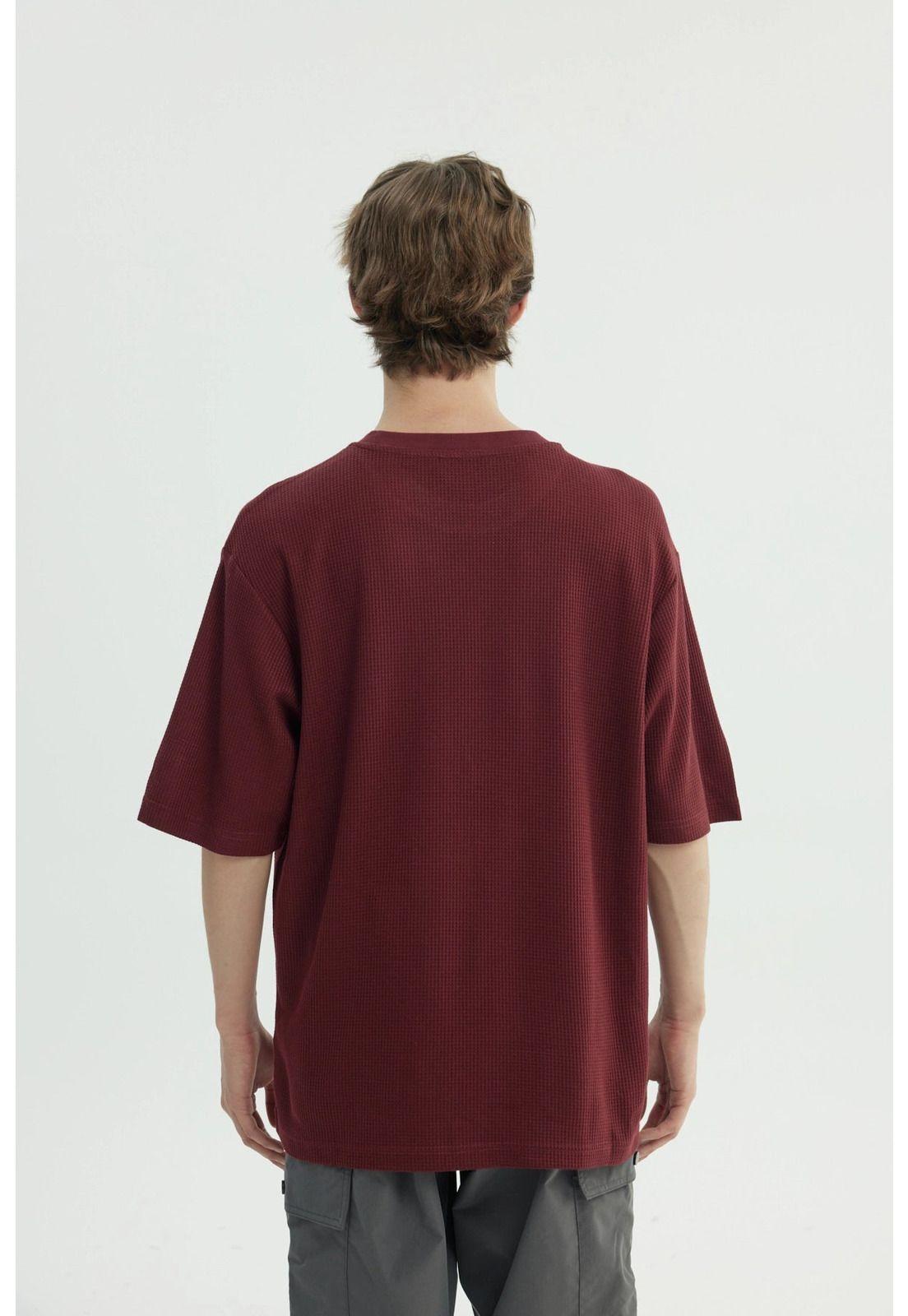 Polera Hombre Oversize Burdeo - lll-2