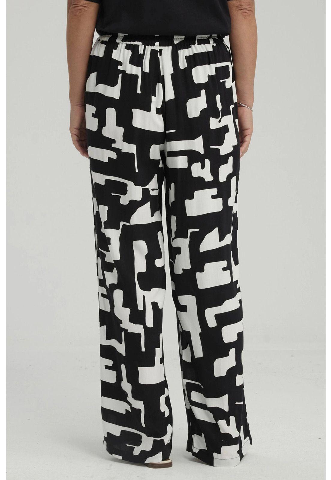 Pantalón Mujer Rapport Negro-2