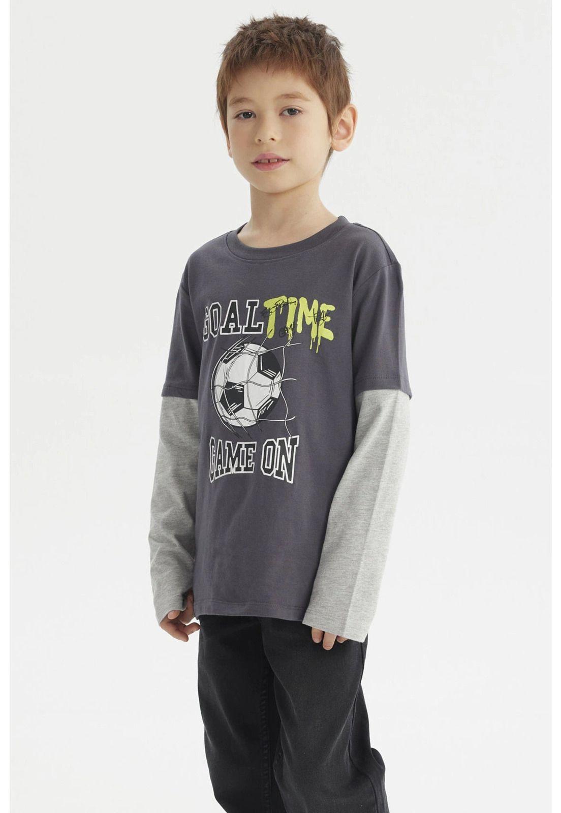 Polera Niño Básica Print Marengo- ll-1