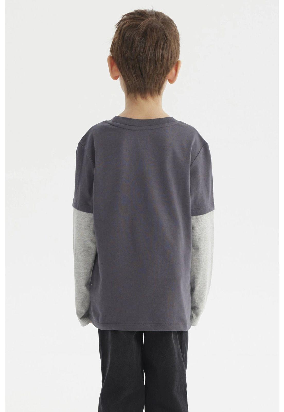 Polera Niño Básica Print Marengo- ll-2