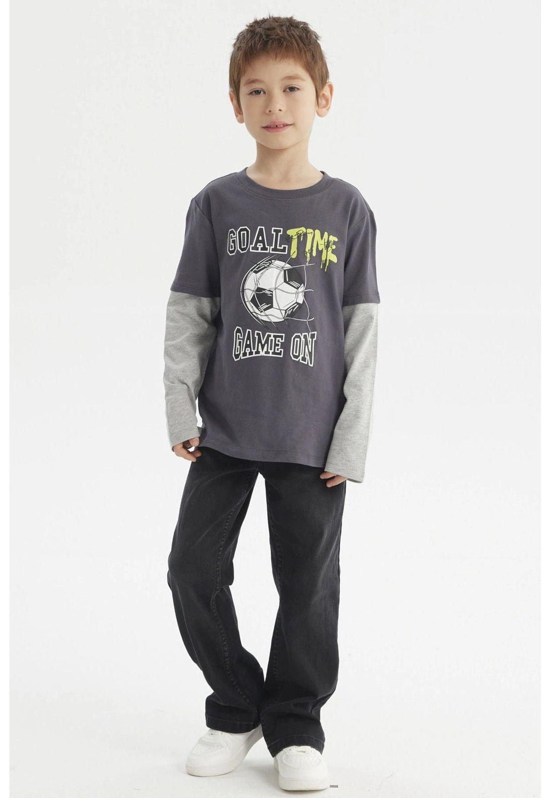 Polera Niño Básica Print Marengo- ll-3