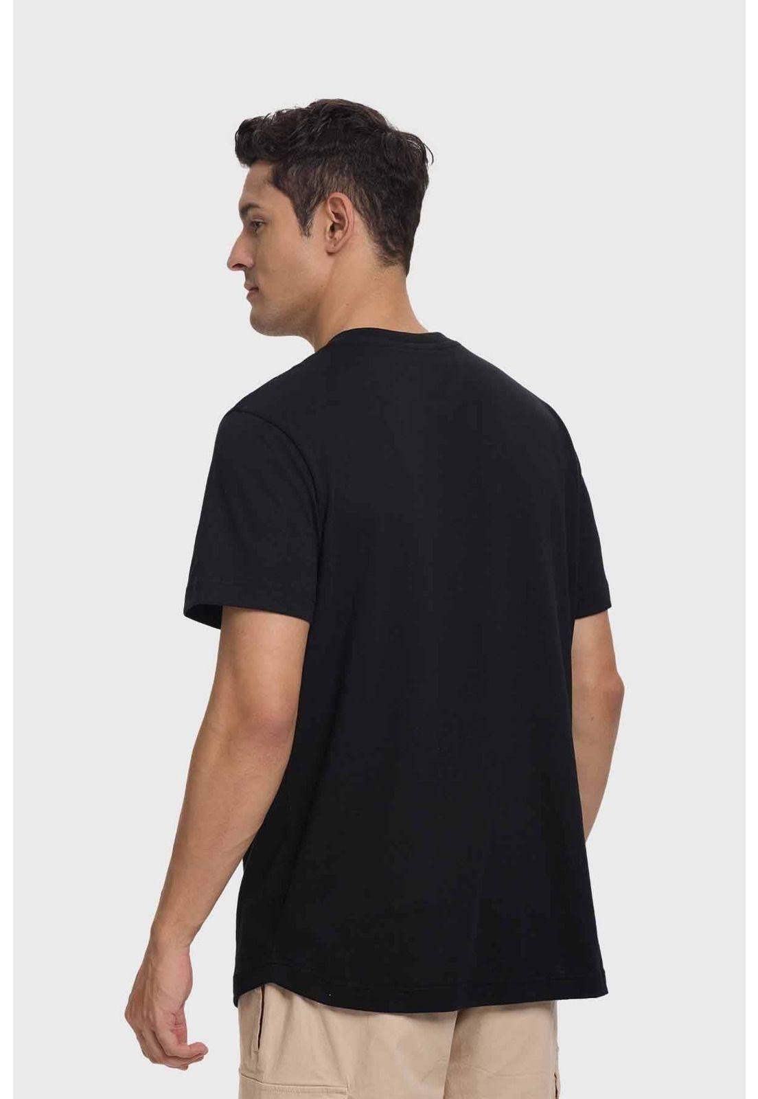 Polera Hombre Long Fit Básica Negro - ll-2