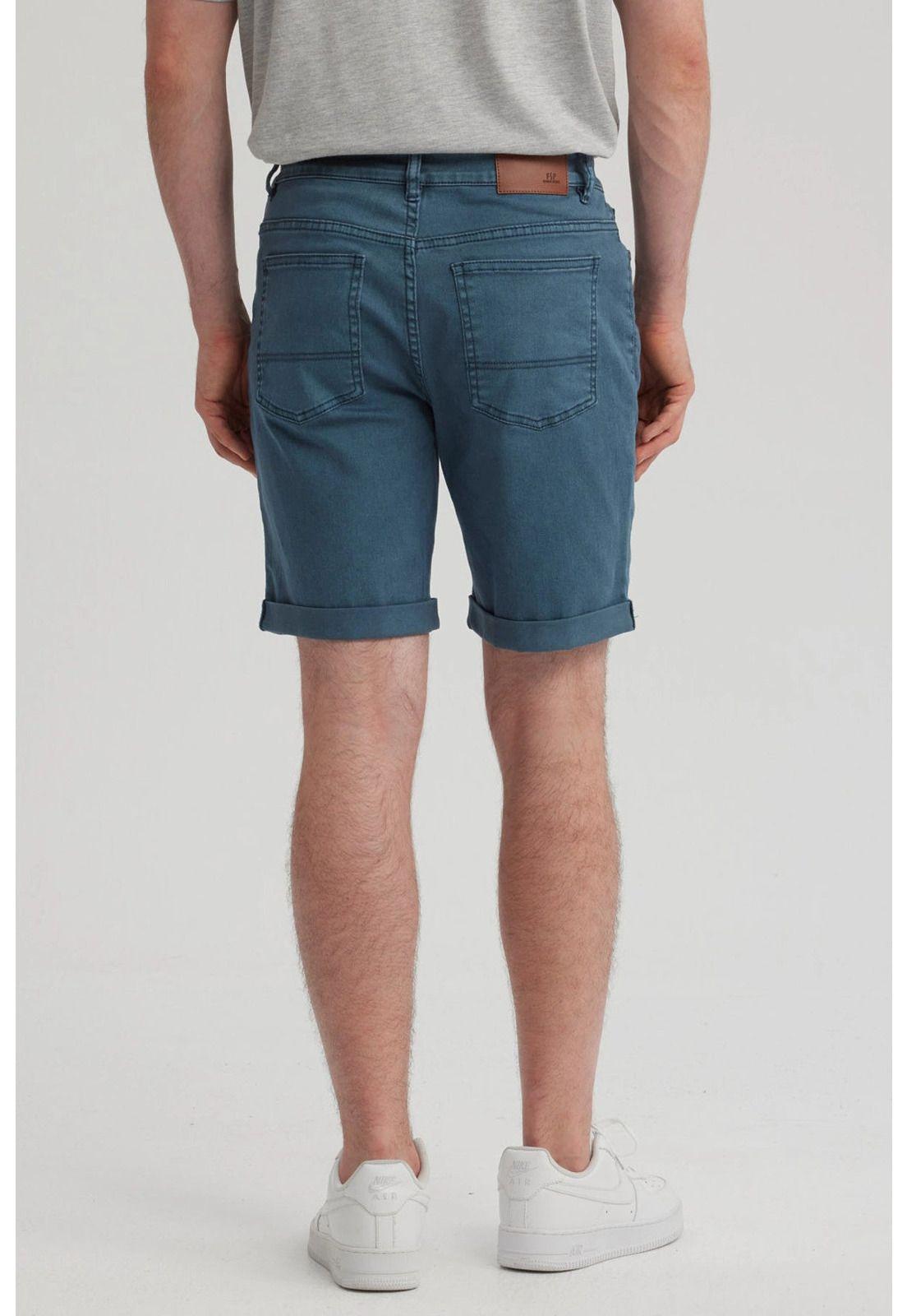 Bermuda Hombre Color Moda Petróleo-6