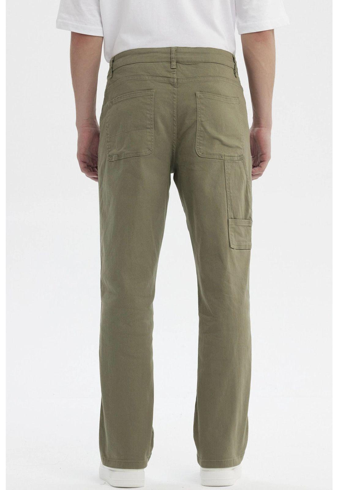 Jeans Hombre Straight Verde-2