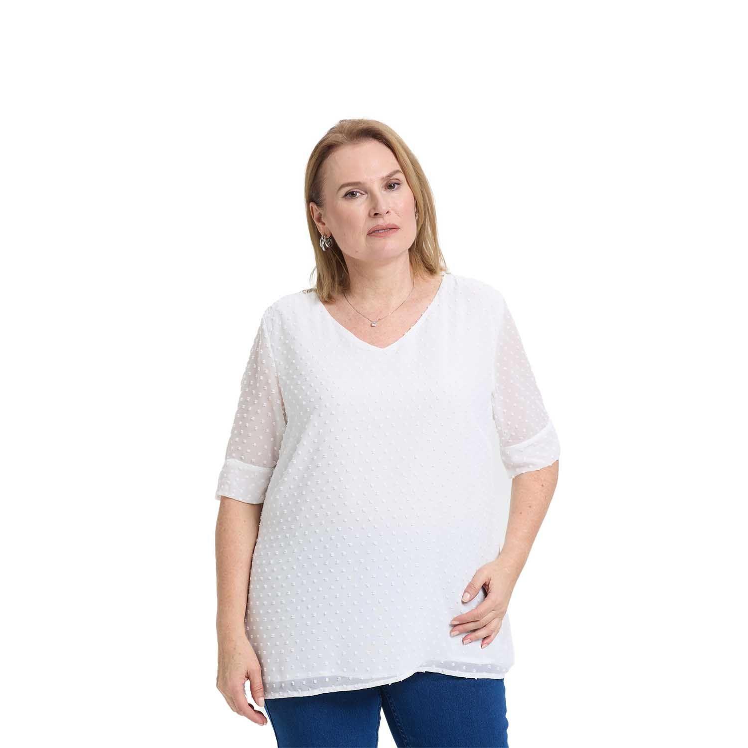 Blusa Mujer Lisa Crudo I Fashion's Park-0