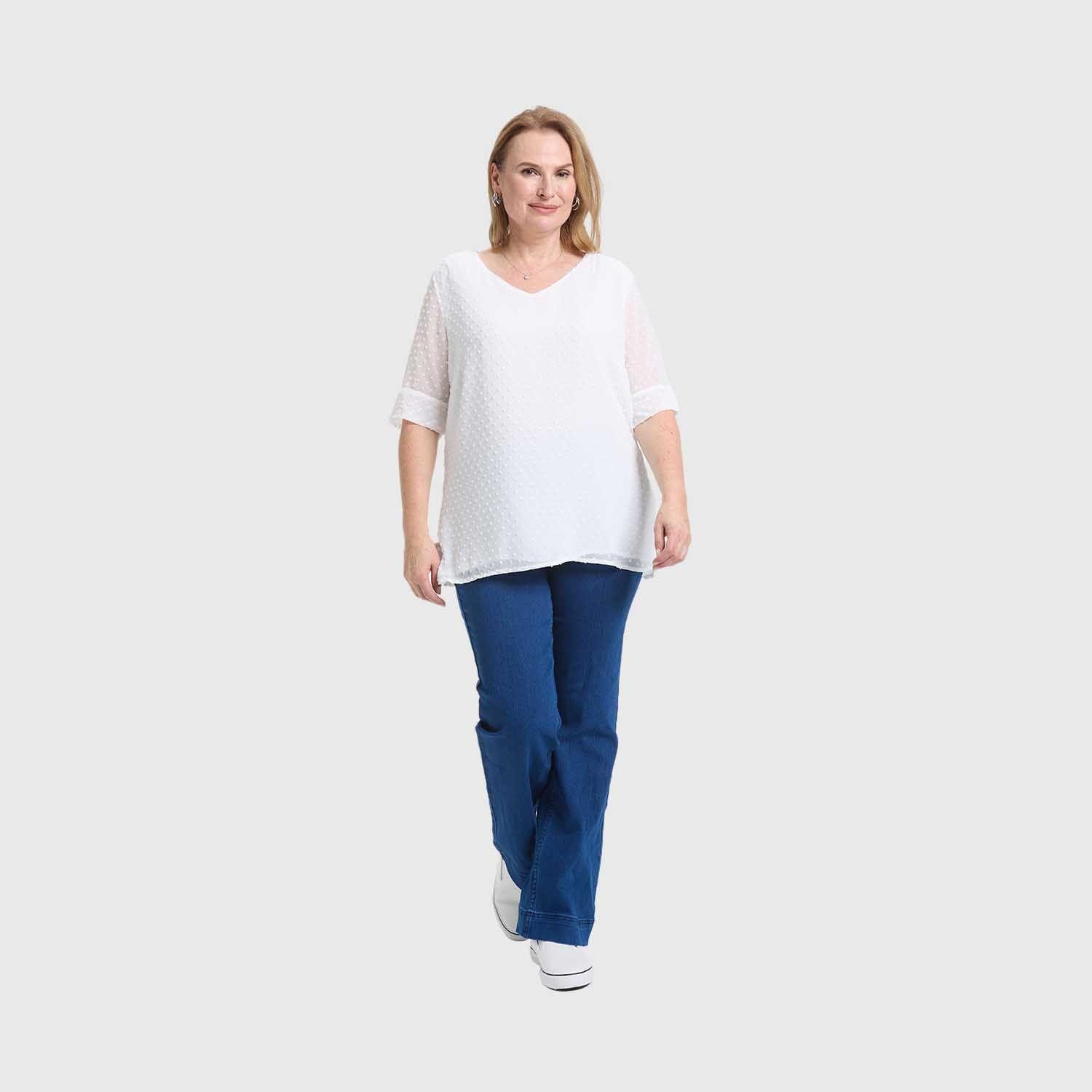 Blusa Mujer Lisa Crudo I Fashion's Park-3