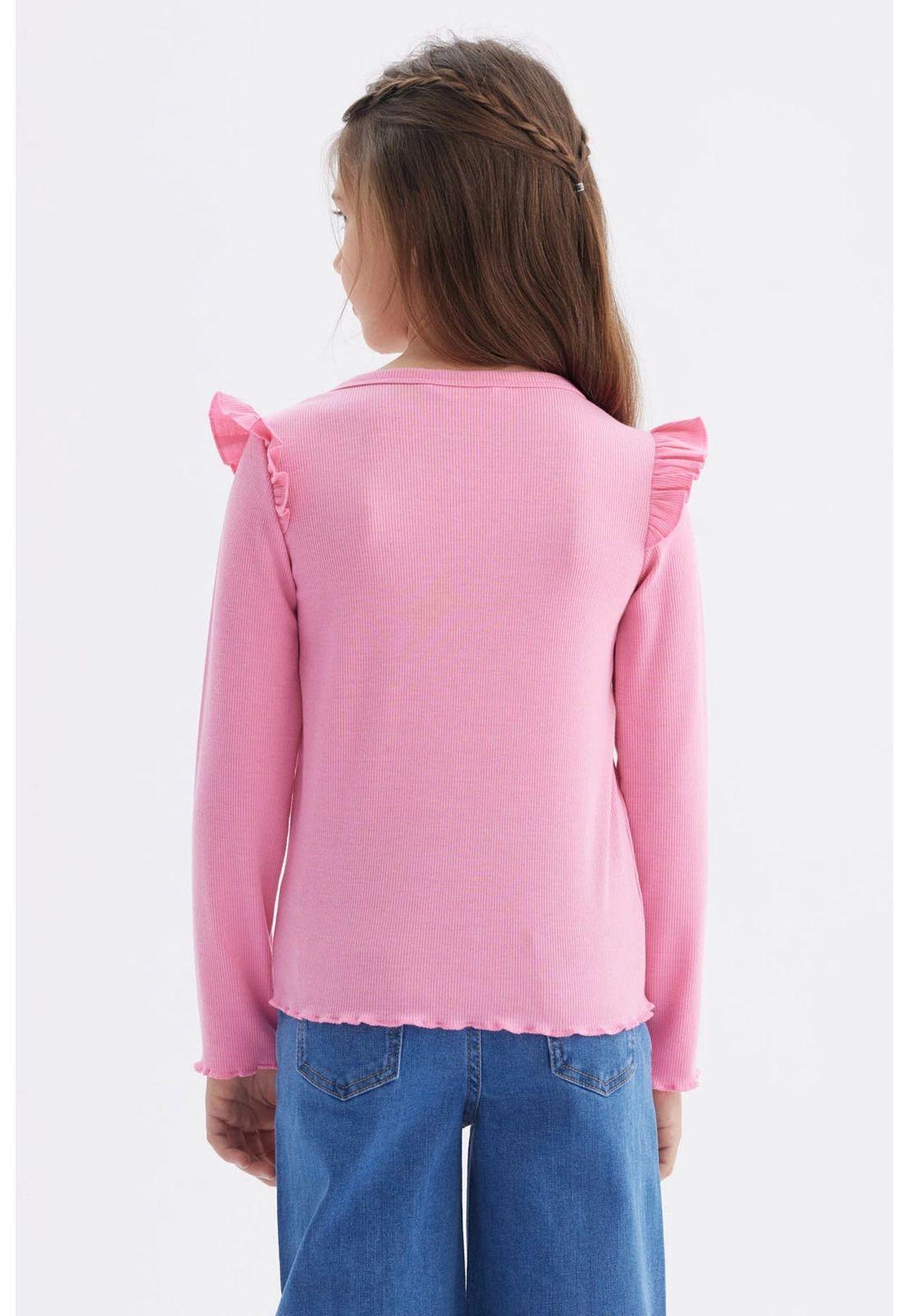 Polera Niña Vuelos Rosado - ll-2