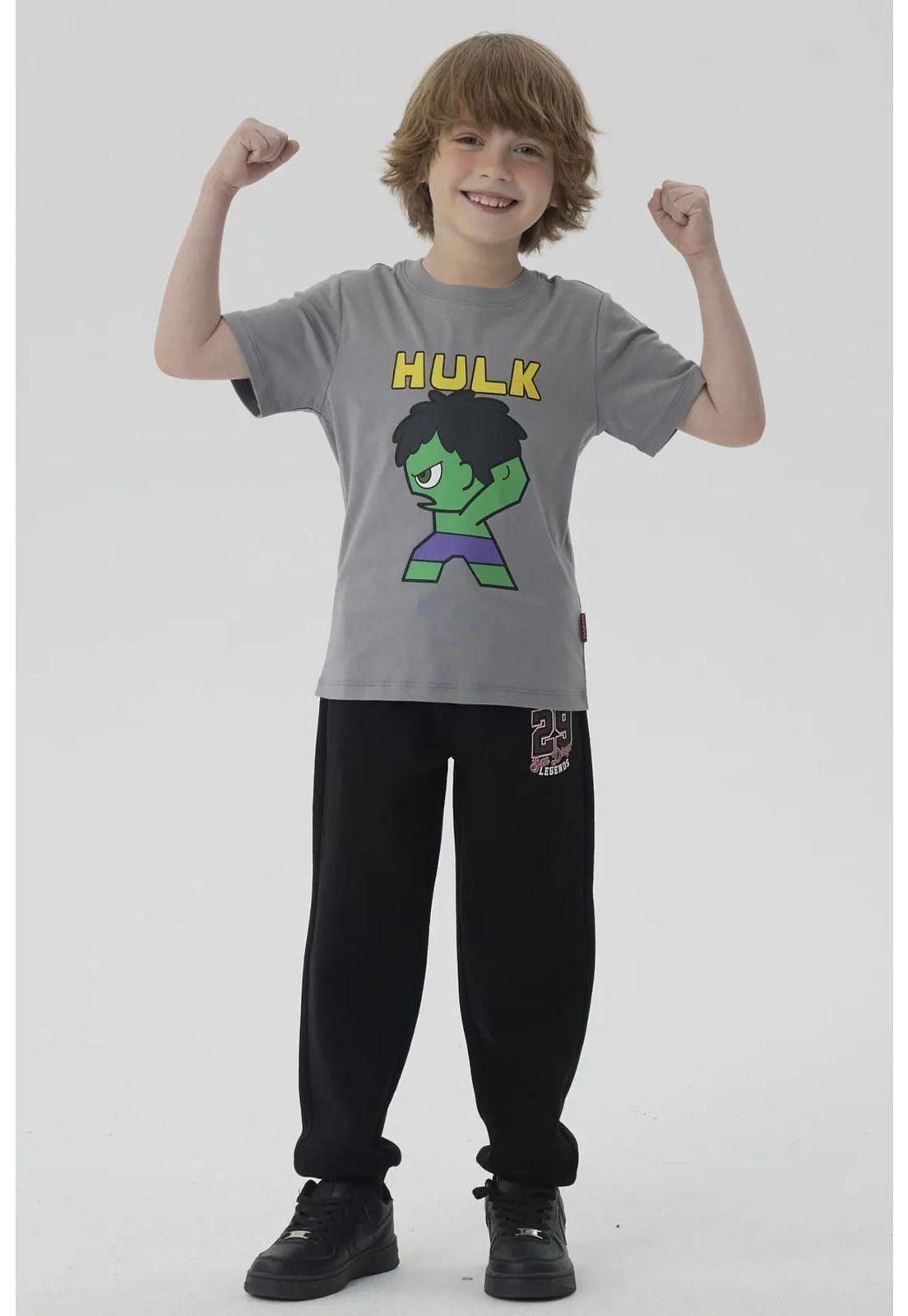 Polera Niño Hulk Gris-1