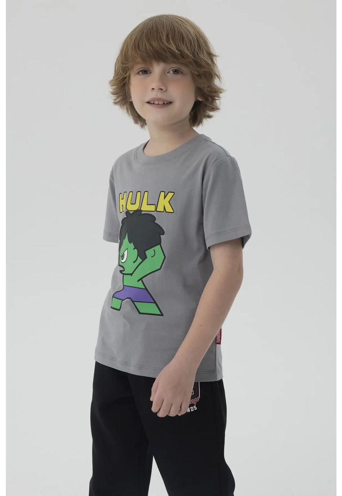 Polera Niño Hulk Gris-3