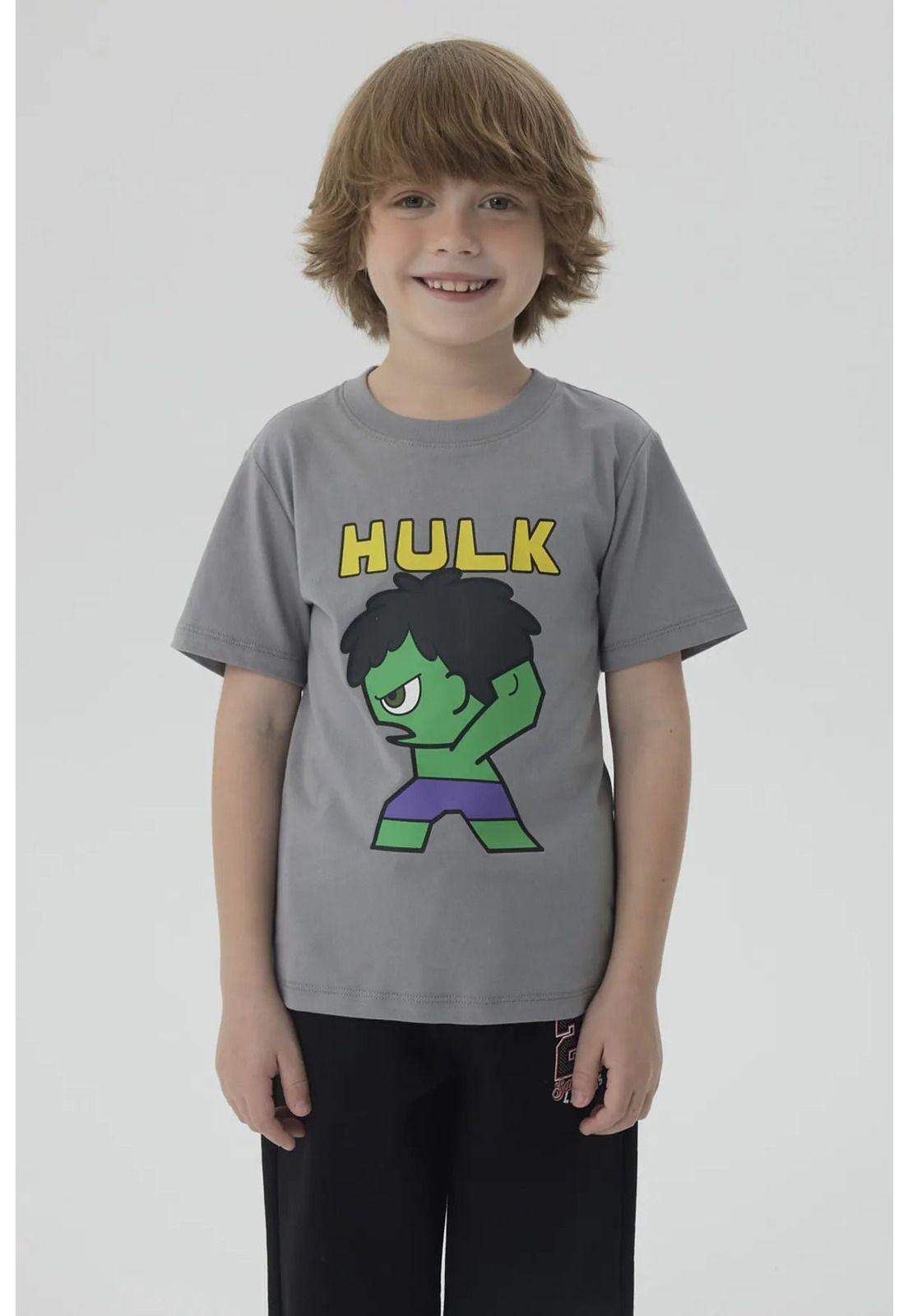 Polera Niño Hulk Gris-4