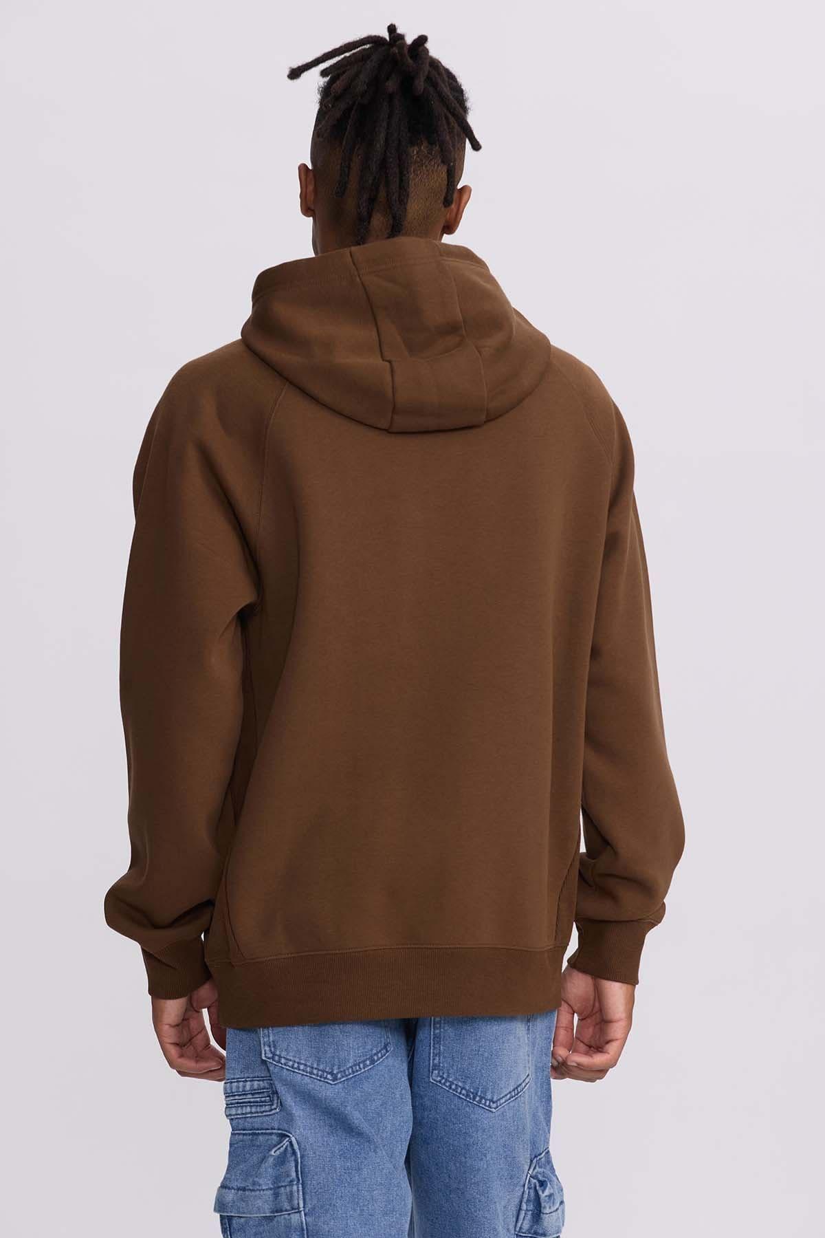 Polerón Hombre Hoodie Aplicación Chocolate-2