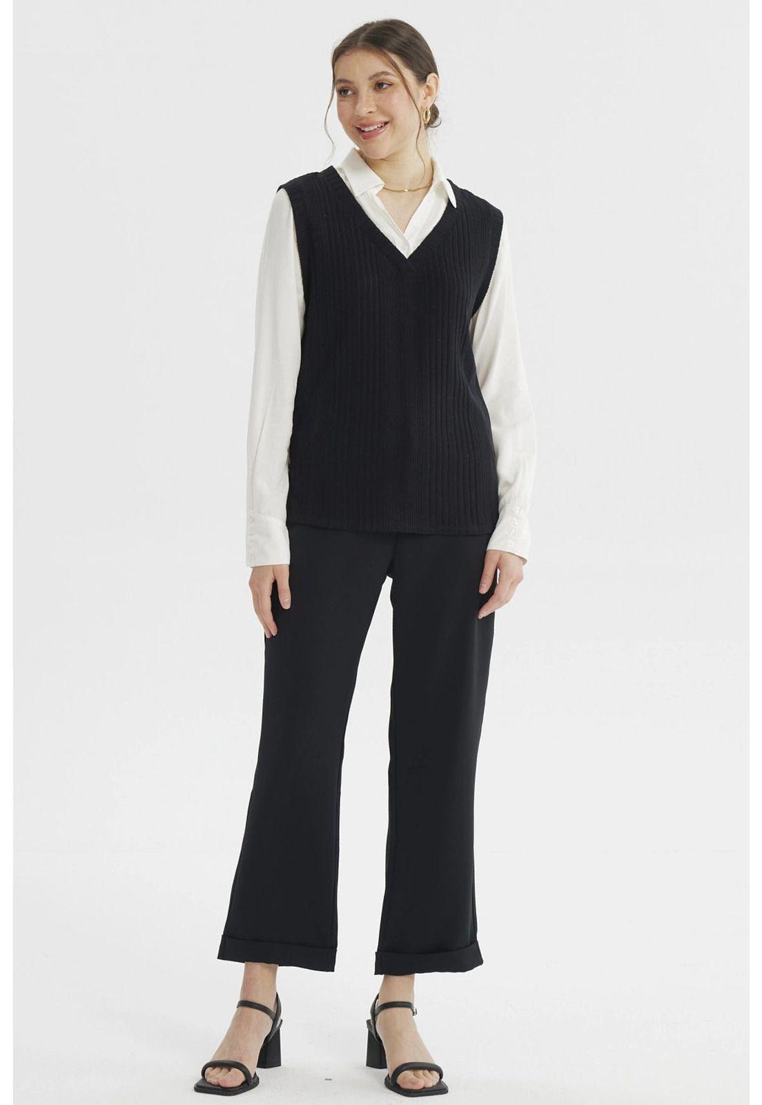 Sweater Mujer Vuelo Negro - ll-3