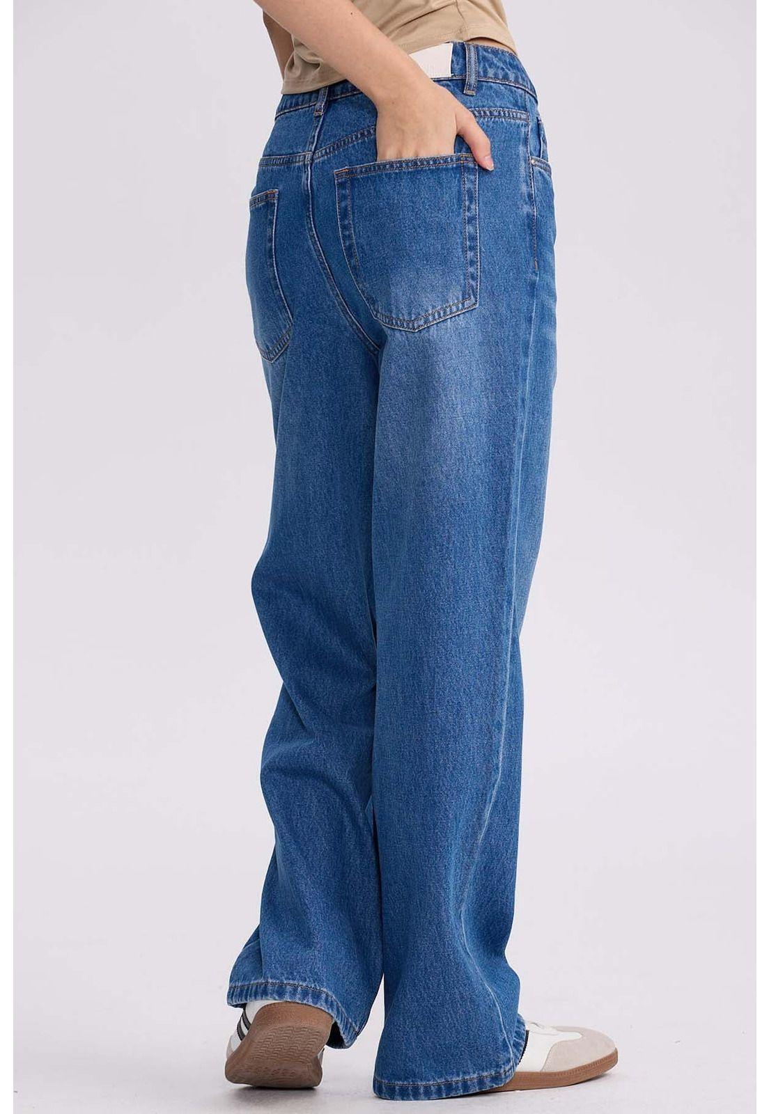 Jeans Mujer Calce Recto Cami Azul-2