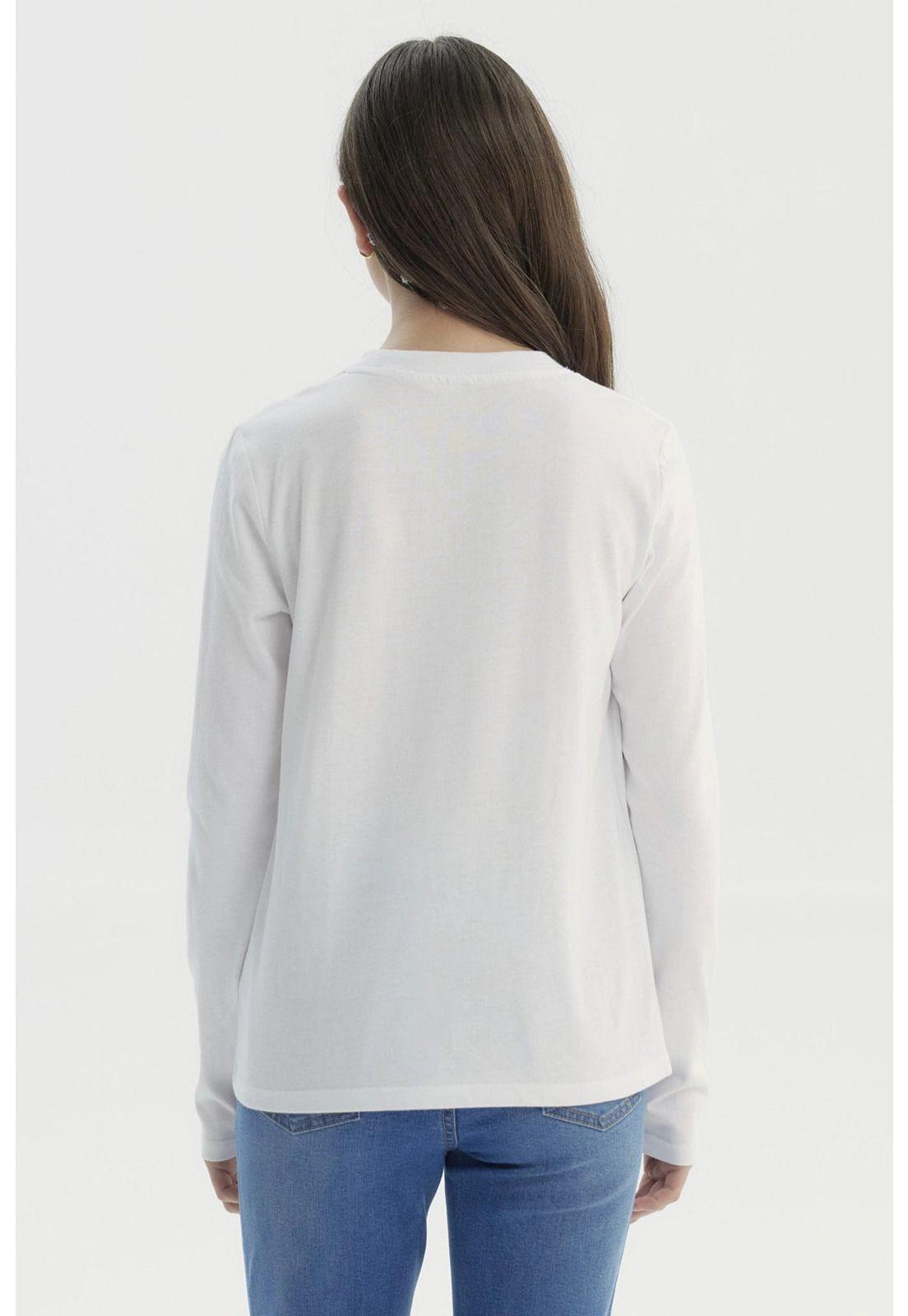 Polera Niña Básica Teen Blanco - lll-2