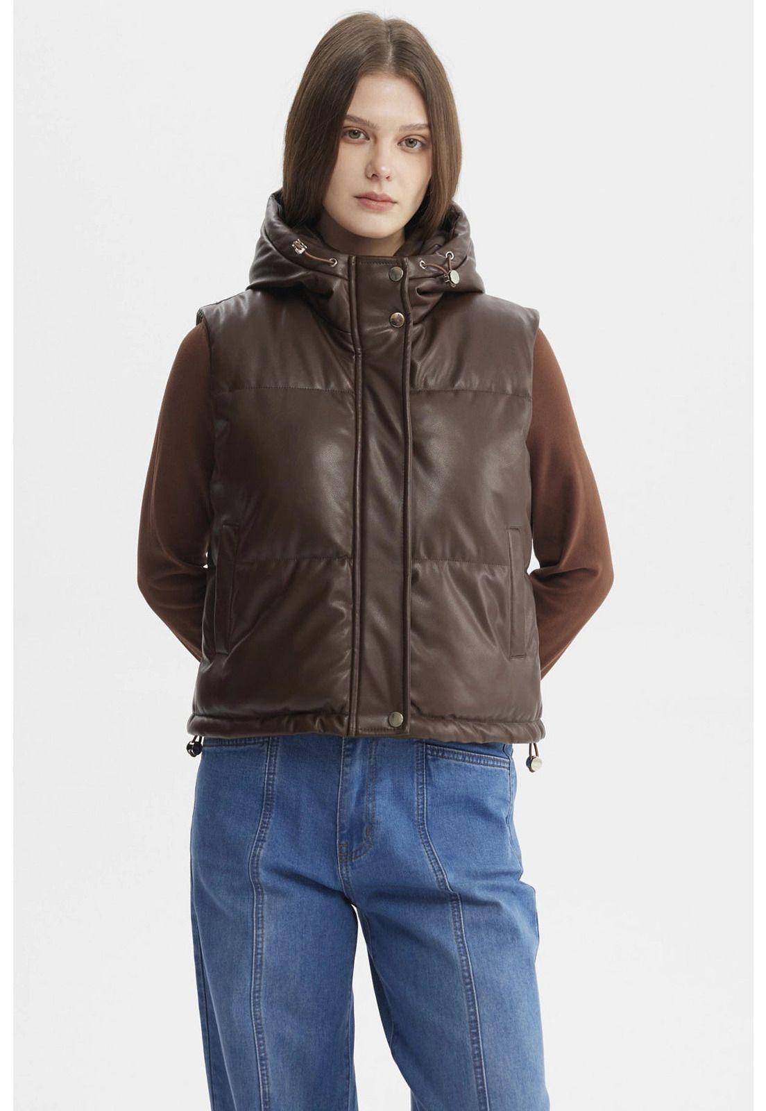 Parka Mujer Juvenil Café Oscuro - ll-0