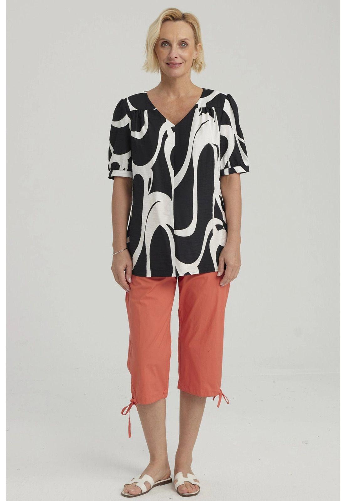 Pantalón Mujer Con Cortes Y Apertura Terracota-1