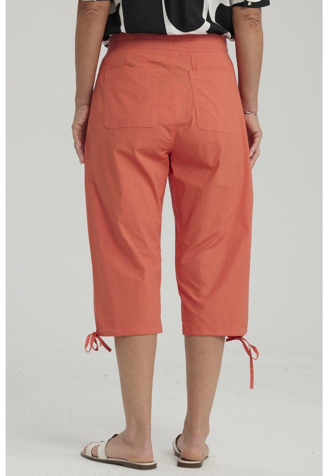 Pantalón Mujer Con Cortes Y Apertura Terracota-2