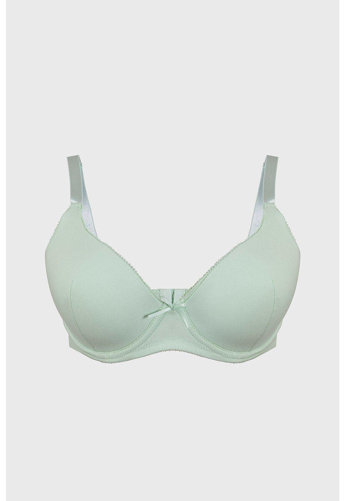Sostén Mujer Copa Support Algodón Menta-0