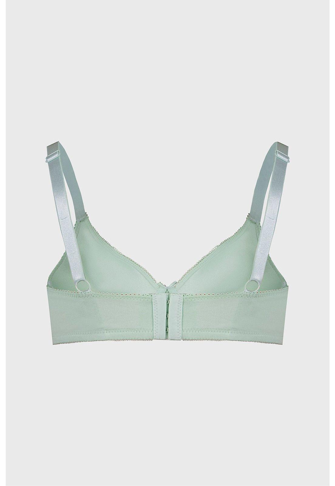 Sostén Mujer Copa Support Algodón Menta-1