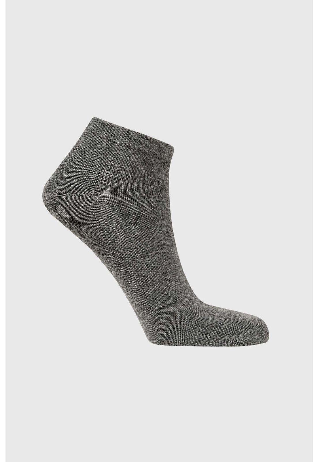 Calceta Deportiva Hombre Tripack Hombre Gris-0
