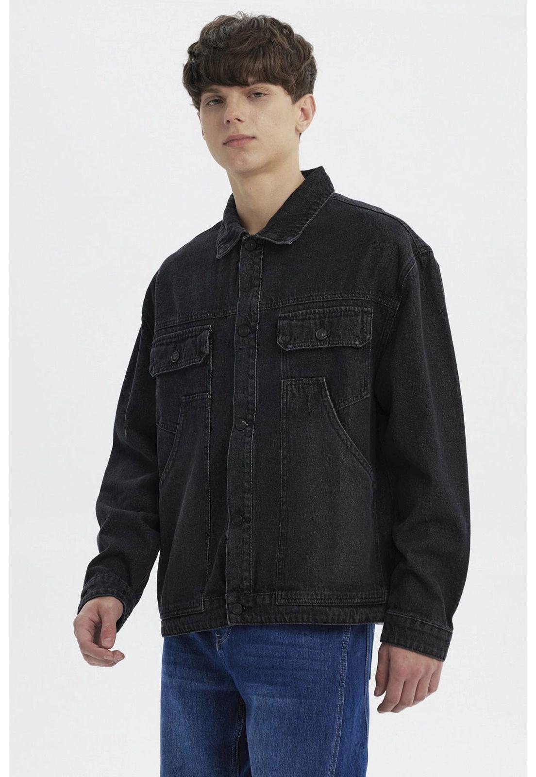 Chaqueta Hombre Clásica Negro - V-1