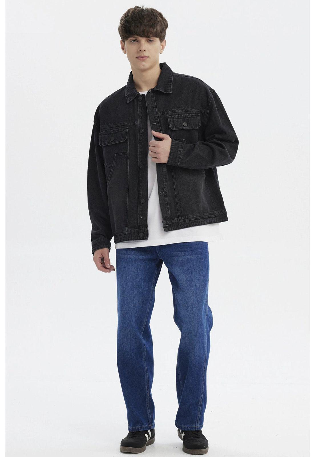 Chaqueta Hombre Clásica Negro - V-3