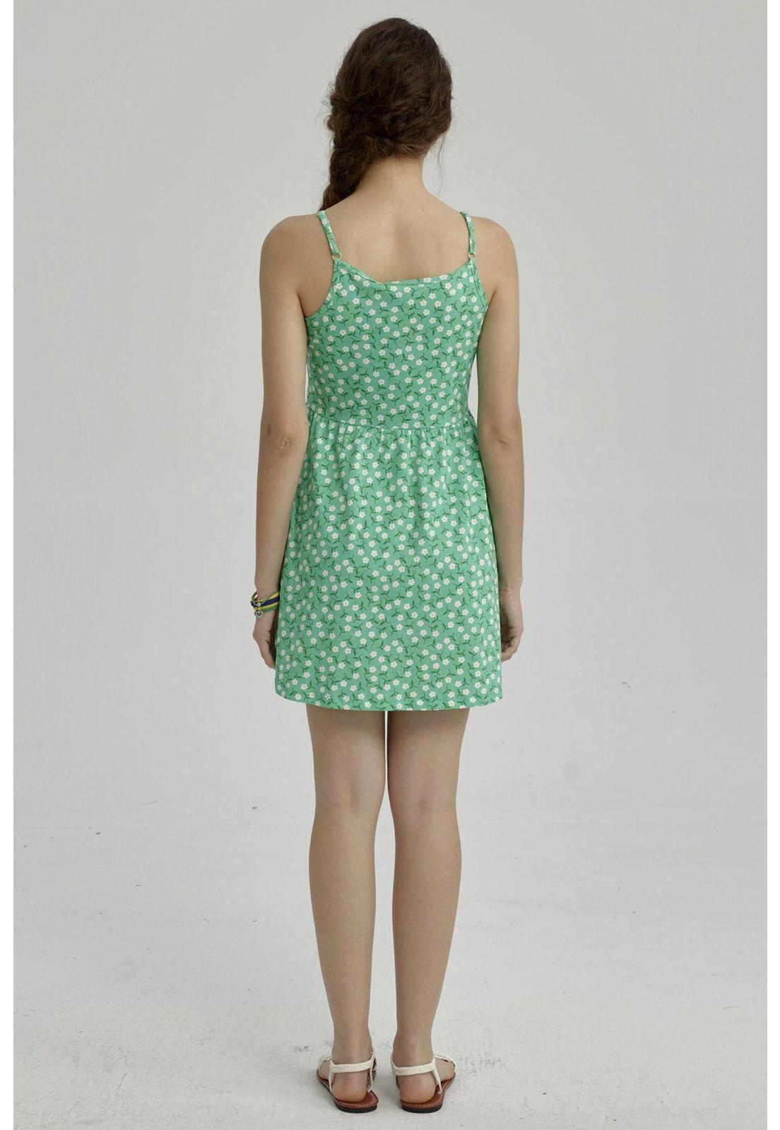 Vestido Niña Básico Teen Esmeralda-2