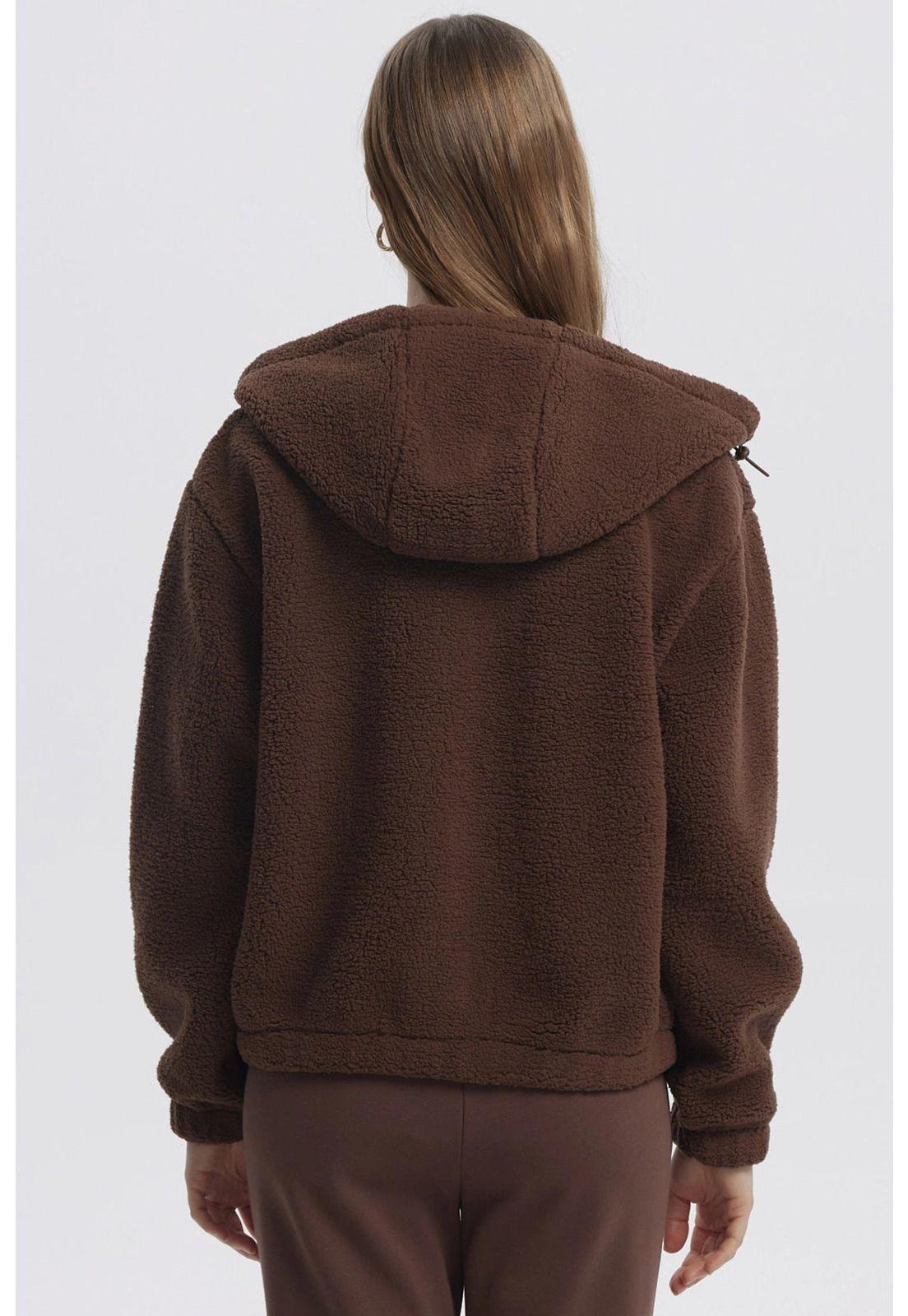 Polar Mujer Peludo Cafe Oscuro-2