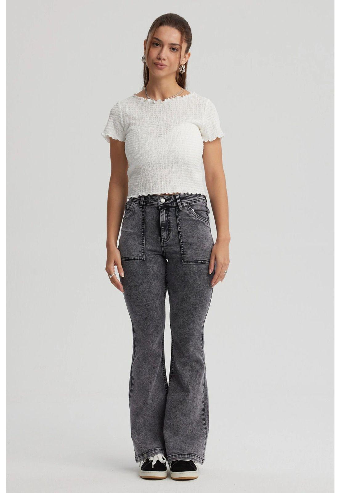 Polera Mujer Con Bardot Detalles Blanco-3