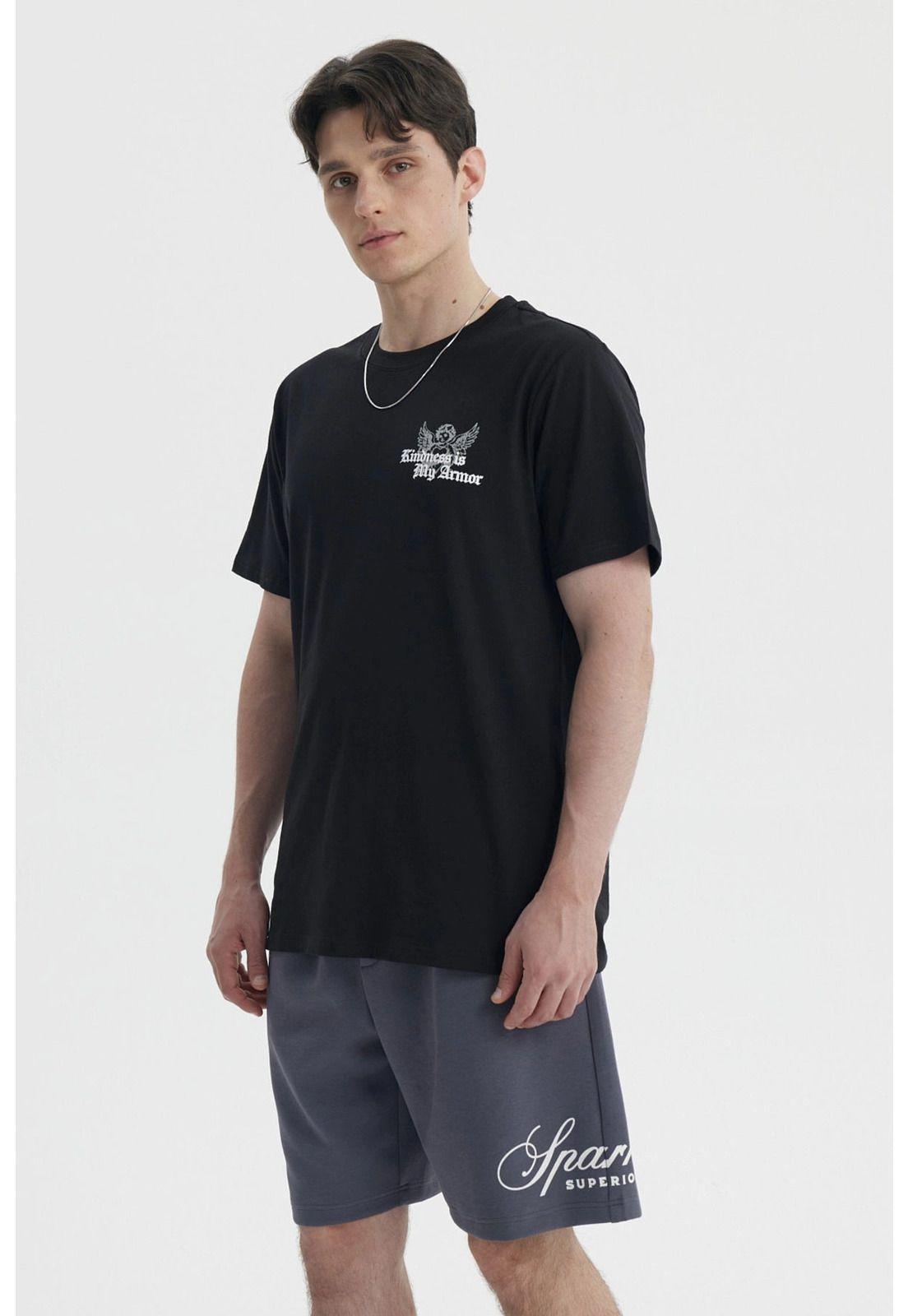 Polera Hombre Slim Negro- ll-2