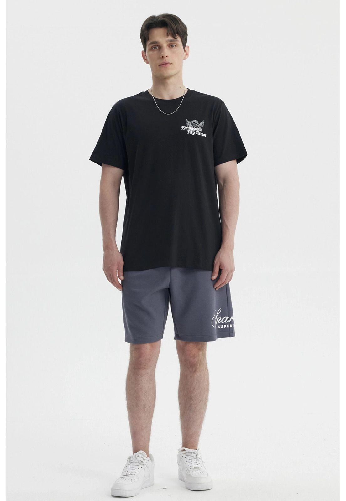Polera Hombre Slim Negro- ll-3